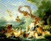 Francois Boucher venus triumf oil